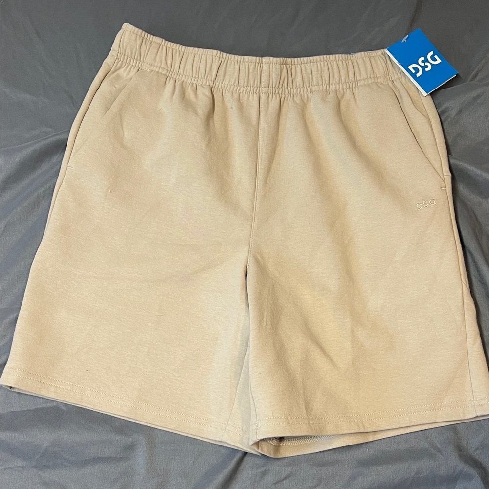 DSG tan sport fleece Kids Shorts
